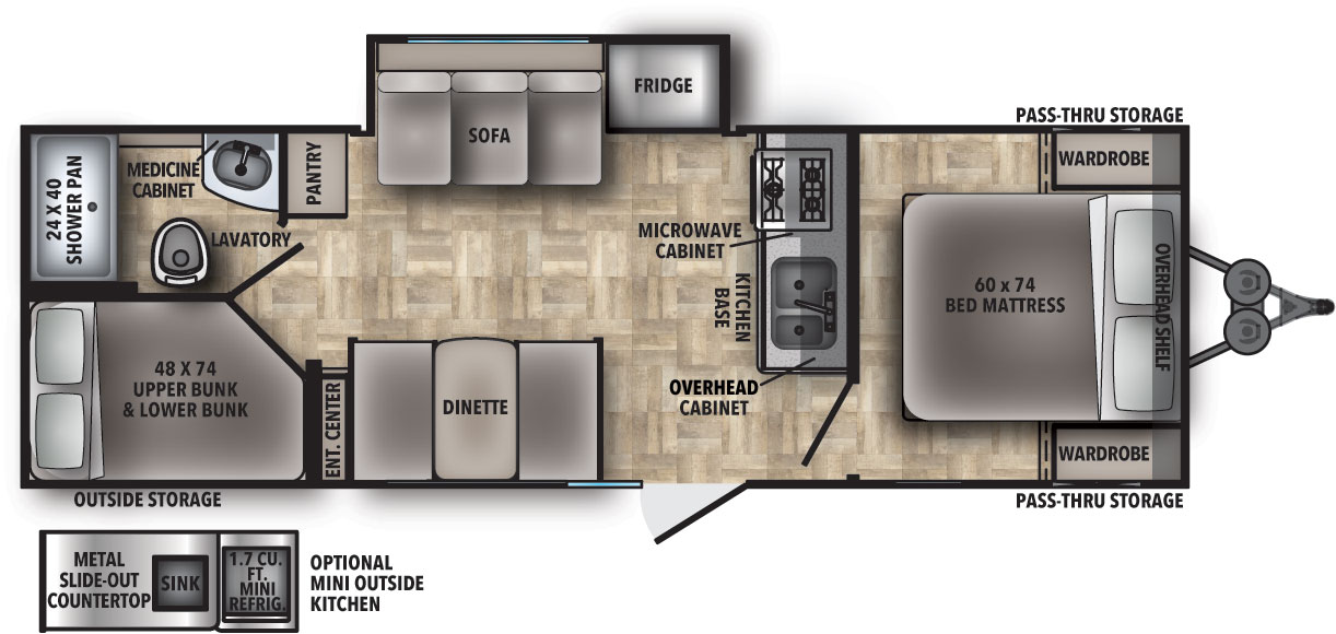 2022 Forest River RV Shasta 25RS